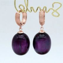 S&Z DESIGN New Trendy Colorful Acrylic Egg Shape Oval Beads Dangle Earrings For Women Wedding Party Elegant Fine Jewelry