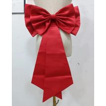 Colorful satin bow detachable wedding satin bow accessory