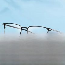 Anti Blue Light Reading Glasses Men Women Fashion Ultralight Metal Alloy Rectangle Frame Presbyopic Glasses Diopter +25 to 600