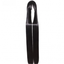 ccutoo 150cm/59" Black Long Straight High Temperature Fiber Synthetic Hair Party Cosplay Costume Wigs Peluca