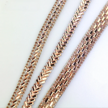 1 yard champagne glass crystal Rhinestone Tape trim Hot Fix ribbon Iron On Appliques for Dress shoe adornment TR007