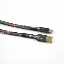 Sliver Plated HiFi USB Type A To C Audio Data Cable 5N For DSD DAC PC Mobile NAS Thick Conductor  High Quality