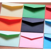 50pcs/lot  Candy color mini envelopes DIY Multifunction Craft Paper Envelope For Letter Paper Postcards School Material