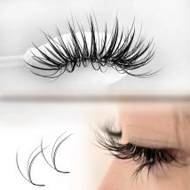 CoMango Perfect 3D Vision Fluffy Camellia Eyelash Premade Fans Wispy Volume Eyelash Extension LD LC Double-layer Individual Lash