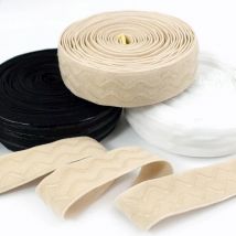 1/2/3M Nylon Silicone Elastic Band 25/30mm Non-slip Rubber Ribbon Bag Bra Clothes Strap Webbing Tape DIY Sewing Accessories