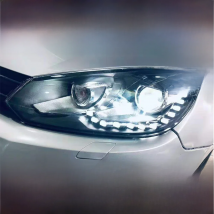 Headlight For VW Golf 6 MK6 2009-2012 Car автомобильные товары LED DRL Hella 5 Xenon Len Hid H7 VW Golf6 Car Accessories