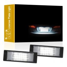 12V LED Number Plate Lamp For Mini Cooper R55 R55N 2007-2011 R60 5-Door 2011-UP R61 2012-UP White License Plate Light Assembly