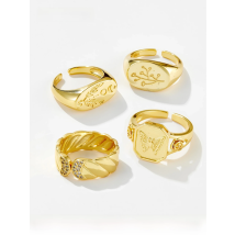 DPLAOPA 925 Sterling Silver Gold Coated Silver Snake Ring Resizable Adjutable Women Party Jewelry Open Bangle Circle Jewels