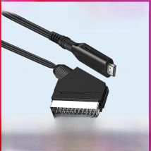 1080P SCART HDMI Video Audio Converter with USB Cable For HDTV Sky Box DVD Television Signal Upscale Converter