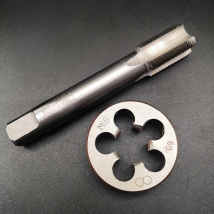 M27 M28 M29 M30 standard machine tap straight groove tap circular plate die hand tool set round tapping die tapping thread kit