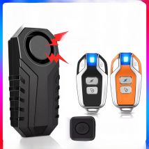 Hollarm Wireless Bicycle Vibration Alarm IP55 Waterproof Motorcycle Alarm Remote Control Anti-theft Bike Detector Alarm System