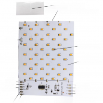 3.7V Lithium Battery Solar Flame Lamp PCBA Simulated Solar Torch Lamp Torch Lamp Controller Circuit Board 51Pcs LED