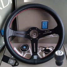 Nardi Steering Wheel 350MM Universal Classic Drift Racing Steering Wheel Microfiber Leather Rally Steering Wheel car accessories