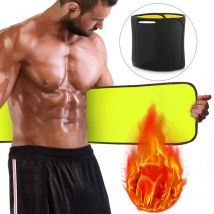 Men Sauna Waist Trainer Slimming Belt Shapewear Fitness Cincher Belly Control Corset Sweat Fat Burning Body Shaper Weight Loss