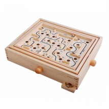 Fly AC Labyrinth Wooden Rolling ball Toy Maze Game education toys for children Birthday Gift