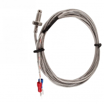 Thermocouple Thread M6 Screw Type K 1/2/3/4/5m Probe Sensor Temperature Sensor 0-400°C Temperature Controller
