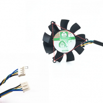 MGT5012XF-W10 High Quality Ultra Quiet 5010 Graphics Card Fan Blade 45MM Diameter 39mm Hole Pitch 12V 0.19A Fan Blade 4pin PWM