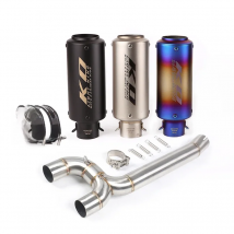 Exhaust Pipe For YAMAHA FZ6/FZ6N/FZ6S 2004-2011 Motorcycle Escape Muffler Mid Pipe Removable DB Killer A Pair Left Right