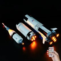 Led Light Kit For 21309 Creative The Apollo Saturn V Launch Vehicle  Compatible 16032  Toys Set (Not Included Building Blocks)