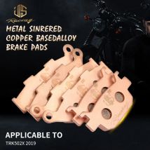 Jsraoimg gg motorrad metall gesintertes kupfer vorne und hinten scheiben bremsbeläge für benelli trk502x trk 2017x2020-ersatzteile