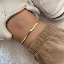 eManco Snake Chain Anklet for Women/Men Girls Beach Chain Ankle Gifts Stainless Steel Not Allergic Dropshipping/Wholesale