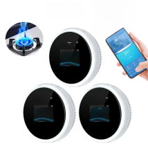 Tuya WiFi Gas Detector Home LPG Natural Gas Leak Alarm LED Display Leakage Sensor Smart Life APP Control