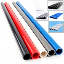1PC OD 20/25/32mm UPVC Aquarium Fish Tank Pipe Home Garden DIY Shelf Tube Irrigation Watering Fittings 49~50cm Long