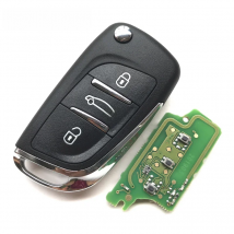 3 Buttons 433MHz Remote key For peugeot 407 307 807 207 308 Modified ASK Car Flip Folding key ID46 Chip VA2/HU83 blade CE0536