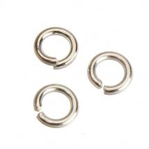 5mm jump rings bracelets necklace crafts diy making shiny silver open 1mm thick split ring new 50g jewelry findings & component