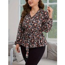 Women's plus size shirt summer chic elegant shirt casual women's fashionable shirt