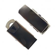 1 Inch Bulldog Clasp Clips for Making Lanyards Arts & Crafts -Alligator Style Metal ID Clip Findings -DIY Supplies for ID Badges