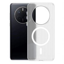 For Honor Magic 7 Pro 7 Lite MagSafe Transparent Luggage Stripe Phone Cover For Magic6 6Pro 5G Nova 13 12 Hard Shockproof Bumper