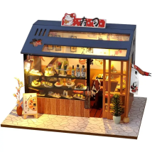 CUTEBEE Doll House Miniature DIY Dollhouse With Furnitures Wooden House Casa Diorama Toys For Children Birthday Gift Z007