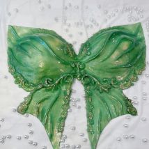 New Pattern Silicone Bra Mermaid Bikini Summer Swimming Free Diving Cosplay Mermaid Bra Oceanarium Bar Performance Clothing