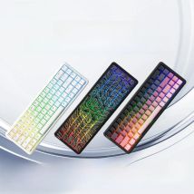 AJAZZ AK680 MAX Mechanical Keyboard Magnetic Switch 65% Gaming Keyboards Rapid Trigger 0.01mm 8K ARGB HE/TMR Custom Keyboard