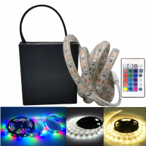 Battery 5V USB LED Strip 2835 DC LED Light Flexible 50CM 1M 2M 3M 5M white warm Waterproof TV Background Lighting Night light
