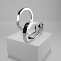 Creative Lightning Sign Design Stainless Steel Keychain Keyring Waist Hanged Metal Handmade Key Chains Rings Holder For Car Y99