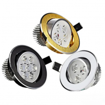 High Power 3W 5W 7W Dimmable LED Downlight Recessed Spot light 110V-220V ceiling lamp
