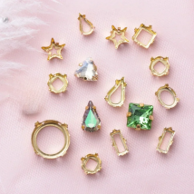 Drop Copper K9 Empty Claw Settings for Fancy Stones Golden Round Rhinestones Claw Silver Gold Firmly Set Rhinestones Base Claw