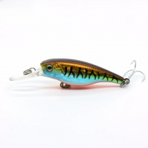 AOCLU Mini Shad 40mm 2.5g Hard Bait Small Minnow Crank Fishing Lures Deep Diver Swimmer Bass Trout Fresh Saltwater Tackle