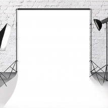 Bonvvie Solid White Photography Backdrop Vinyl Material Product Video Youtube Live Photocall Background DIY Photo Studio Prop