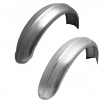 Motorcycle 5"/6'' Steel Ribbed Rear Fender Raw Rolled Edge Fit For Harley Chopper Bobber Custom Rigid Universal