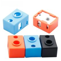 E3D V6 PT100 Heated Block Silicone Sock Cover PT100 V6 Heat Block Warm Keeping Cover 3D Printer Parts Protective Socks