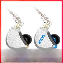 CCA C12 Metal Headset 5BA+1DD Hybrid 12Units HIFI Bass Earbuds Noise Cancelling Earphones In Ear Monitor Earphones  KZ ZSX ZAX