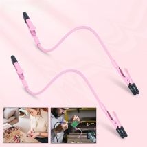 Toolour Soldering Helping Hands 2 Universal Flexible Arm Welding Assistant PCB Clamp Jewelry Making Tools DIY Auxiliary Fixture