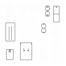 100Pieces Customize Personalize Logo Print Paper Jewelry Thank You Necklace Earring Holder Cards Packing Display Stand Wholesale