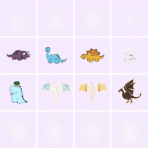 Dinosaur Enamel Lapel Pin Cartoon Stegosaurus Pterosauria Animal Brooch Backpacks Metal Badge Jewelry Gift for Friends Wholesale