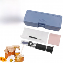 Refractometer 0-90% Brix Handheld with Box ATC sugar Optical Instruments Auto Refractometer Fruit Sauce Meter Sugar Refractomer