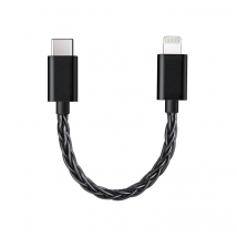 FiiO LT-LT2  silver-plated copper Lightning to TypeC Data Cable to Connect iOS Devices with USB-C