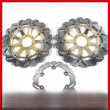 Arashi 1 Set For HONDA XLV VARADERO ABS 1000 2004-2011 CNC Floating Front Brake Rear Brake Disc Rotors 2004 2005 2006 2007 2008